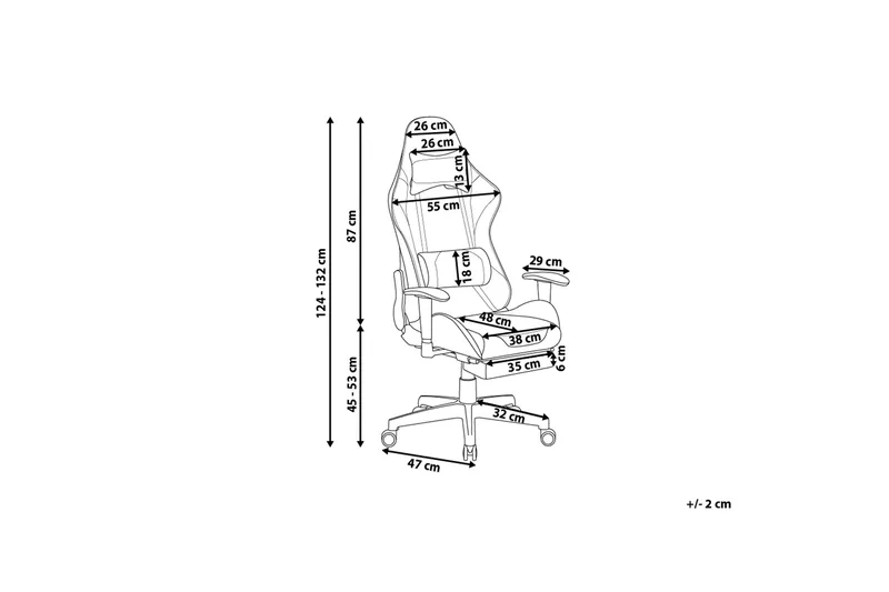 Brunnevik Gamingstol - Svart - Products - Möbler - Fåtölj & stolar - Gamingstol