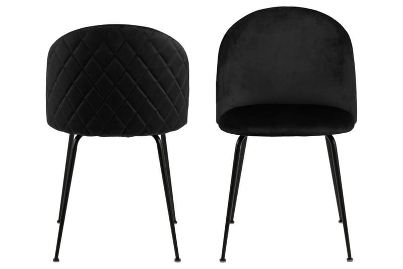 Caversfield Matstol - Svart - Products - Möbler - Fåtölj & stolar - Matstol & köksstol