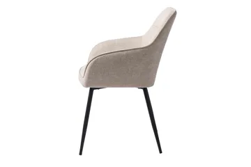 Cyndee Karmstol - Beige - Products - Möbler - Fåtölj & stolar - Karmstol