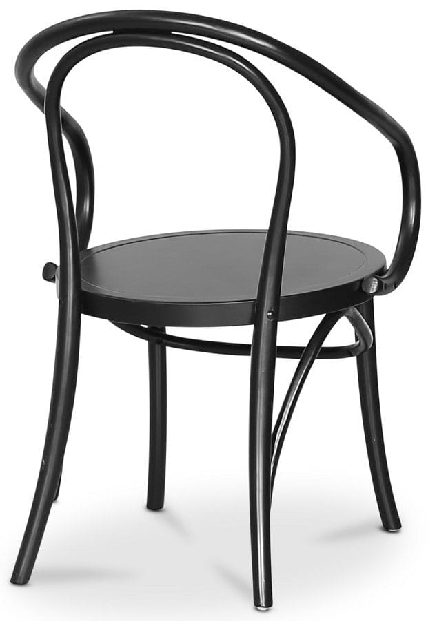 Danderyd No.30 svart karmstol i böjträ - Svart - Products - Möbler - Fåtölj & stolar - Karmstol