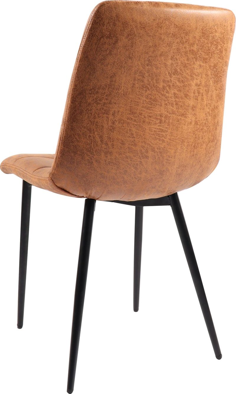 Eksjö stol i Cognac microfiber - Cognac - Products - Möbler - Fåtölj & stolar - Matstol & köksstol