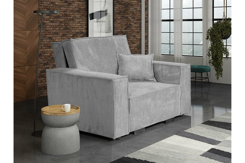 Denegal Bäddfåtölj Light grey/Dark grey - Products - Möbler - Fåtölj & stolar - Fåtölj - Bäddfåtölj