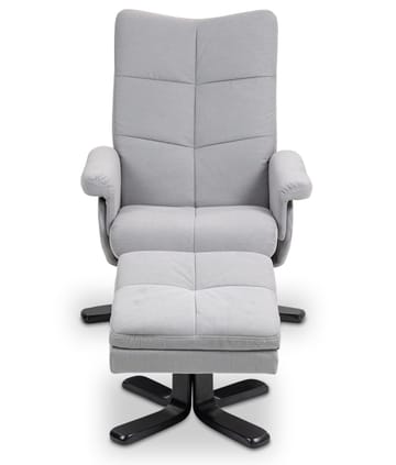 Duva ställbar fåtölj med fotpall - Grå - Grå - Products - Möbler - Fåtölj & stolar - Fåtölj - Biofåtölj & reclinerfåtölj