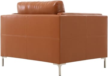 Fåtölj cognacs färgat konstläder - Cansas - Cognac - Products - Möbler - Fåtölj & stolar - Fåtölj - Clubfåtölj