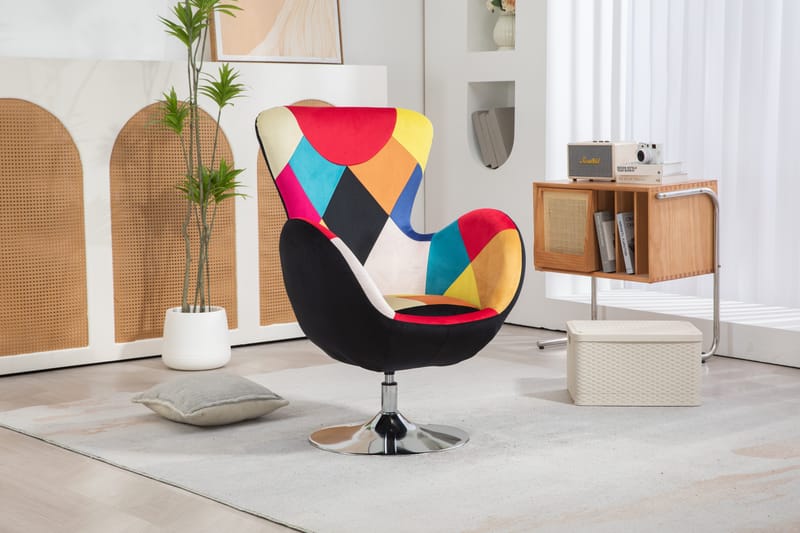 Fåtölj flerfärgad - Lucille - Products - Möbler - Fåtölj & stolar - Fåtölj - Öronlappsfåtölj