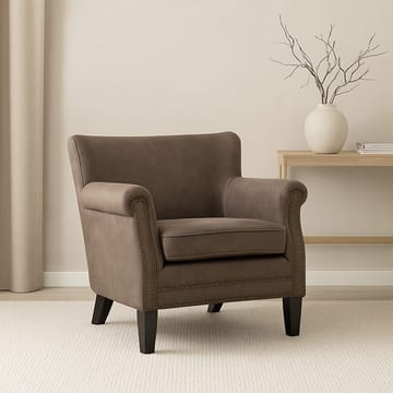 Norberg fåtölj - Mörkbrun - Mörkbrun - Products - Möbler - Fåtölj & stolar - Fåtölj - Clubfåtölj