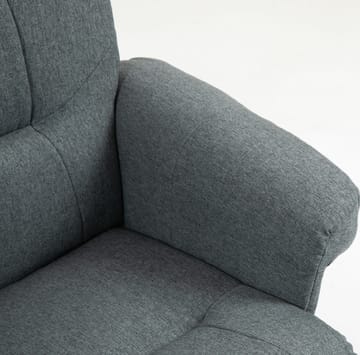 Reclinerfåtölj med fotpall grå - Oslo - Grå - Products - Möbler - Fåtölj & stolar - Fåtölj - Biofåtölj & reclinerfåtölj