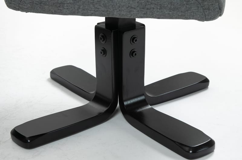 Reclinerfåtölj med fotpall grå - Oslo - Grå - Products - Möbler - Fåtölj & stolar - Fåtölj - Biofåtölj & reclinerfåtölj