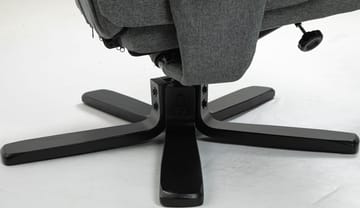 Reclinerfåtölj med fotpall grå - Oslo - Grå - Products - Möbler - Fåtölj & stolar - Fåtölj - Biofåtölj & reclinerfåtölj