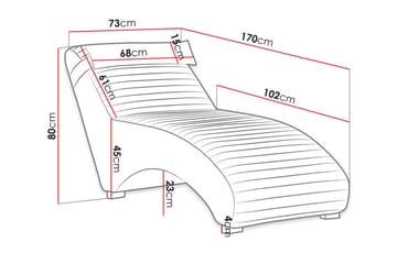 Staffin Liggfåtölj 73 cm Dark grey - Products - Möbler - Fåtölj & stolar - Fåtölj - Liggfåtölj