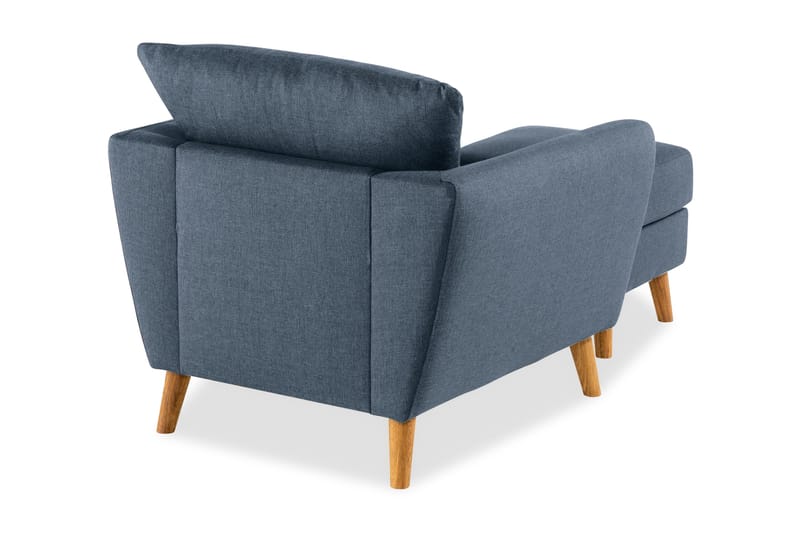 Trend Fåtölj med Fotpall - Blå - Products - Möbler - Fåtölj & stolar - Fåtölj - Fåtölj med fotpall