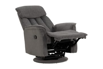 Umeå Fåtölj Snurr & Gung - Tyg Grå - Products - Möbler - Fåtölj & stolar - Fåtölj - Biofåtölj & reclinerfåtölj