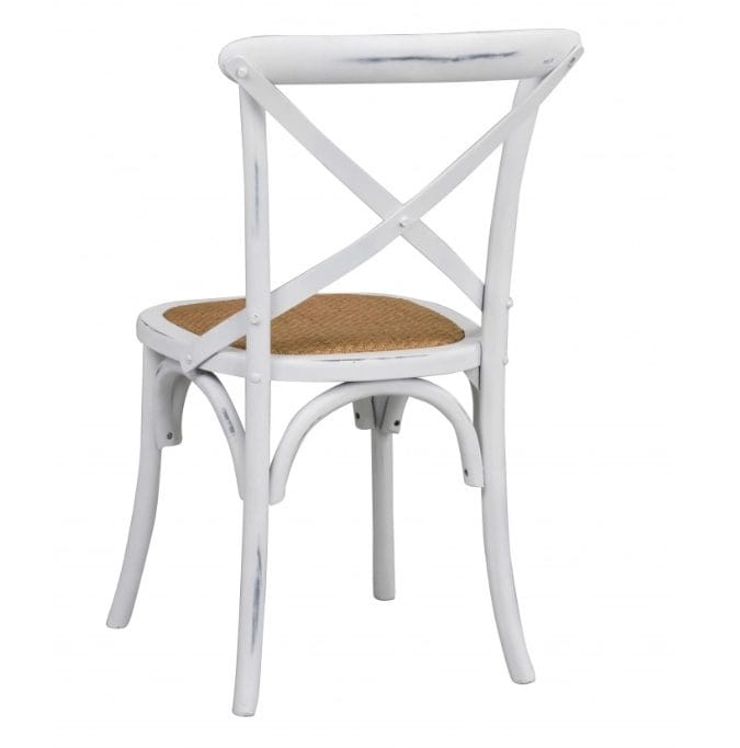 Gaston stol - Antik vit med rottingsits - Antik vit - Products - Möbler - Fåtölj & stolar - Matstol & köksstol