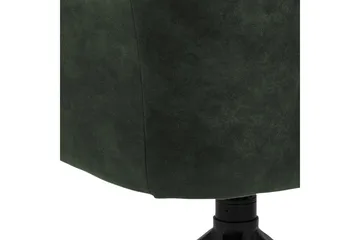 Harford Karmstol Spindelben - Grön/Matt Svart - Products - Möbler - Fåtölj & stolar - Karmstol