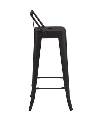 Iris barstol i svart metall - Sitthöjd 76 cm - Svart - Products - Möbler - Fåtölj & stolar - Barstol & barpall