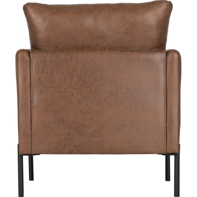 Kingsley fåtölj - Brunt ecoläder - cognac - Products - Möbler - Fåtölj & stolar - Fåtölj