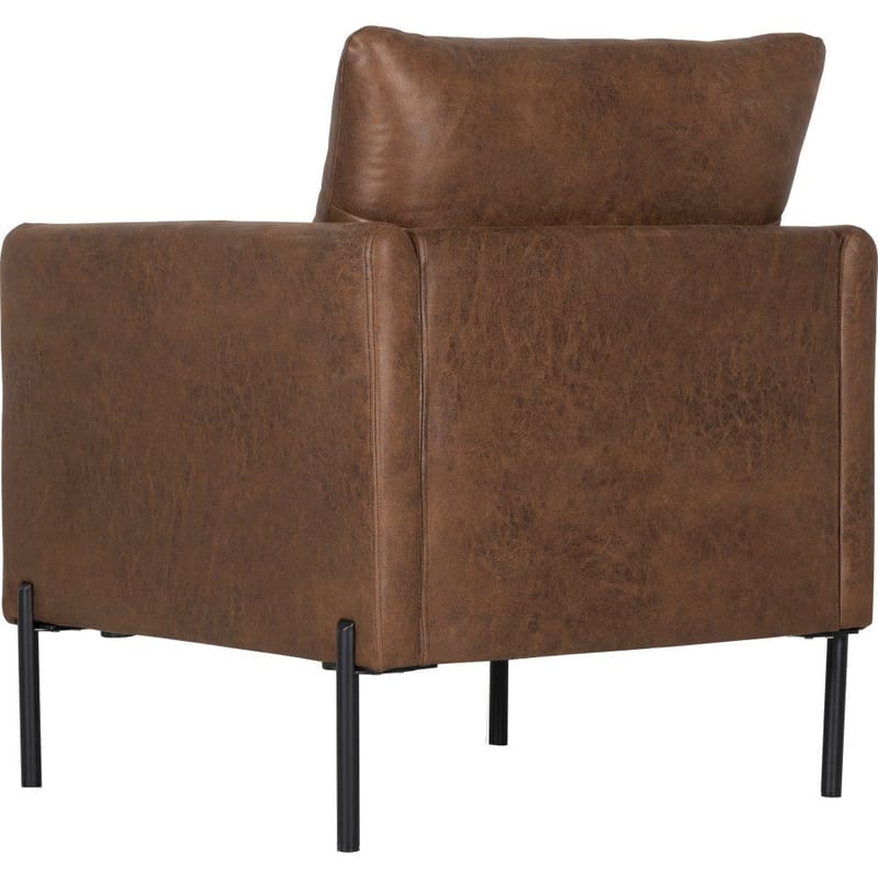 Kingsley fåtölj - Brunt ecoläder - cognac - Products - Möbler - Fåtölj & stolar - Fåtölj