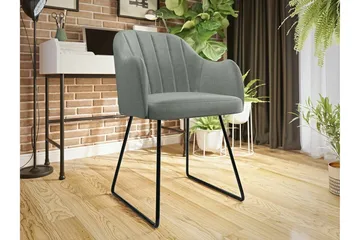 Kintore Matstol - Svart - Products - Möbler - Fåtölj & stolar - Karmstol