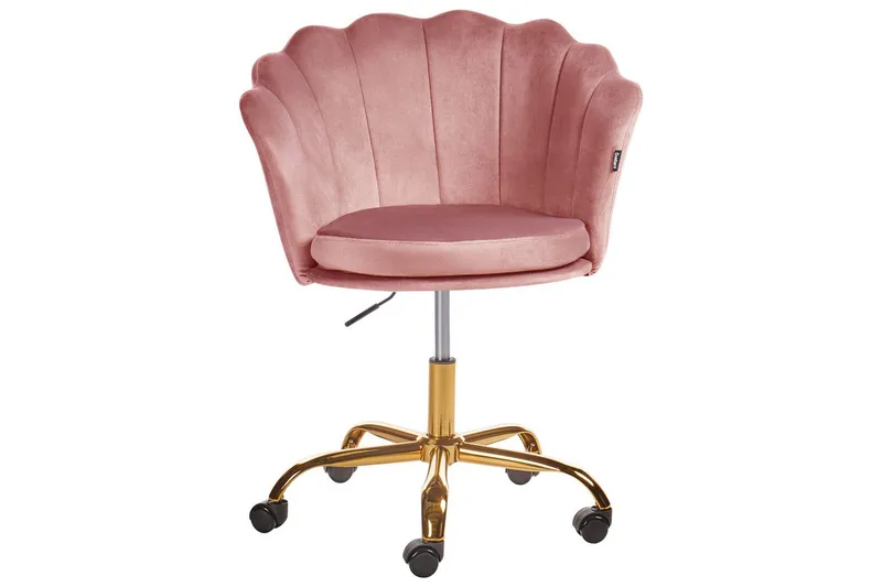 Kontorsstol Monticello Rosa/guld/svart - Rosa/guld/svart - Products - Möbler - Fåtölj & stolar - Kontorsstol & skrivbordsstol