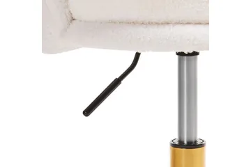 Kontorsstol Monticello Vitt/guld/svart - Vitt/guld/svart - Products - Möbler - Fåtölj & stolar - Kontorsstol & skrivbordsstol