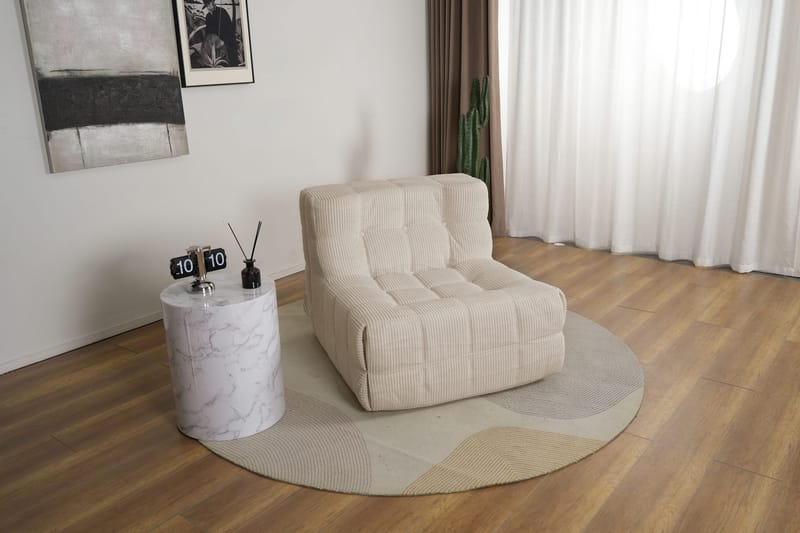 Lounge fåtölj beige manchester - Vera - Products - Möbler - Fåtölj & stolar - Fåtölj