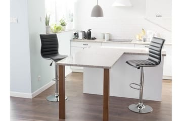 Lucernia Barstol 2-pack - Konstläder/Svart - Products - Möbler - Fåtölj & stolar - Barstol & barpall