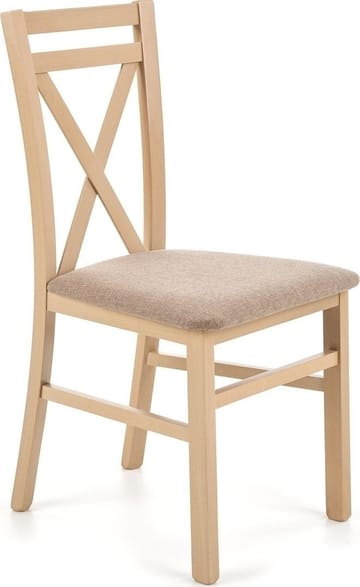 Marstrand matstol - Sonoma ek/beige - Beige - Products - Möbler - Fåtölj & stolar - Matstol & köksstol