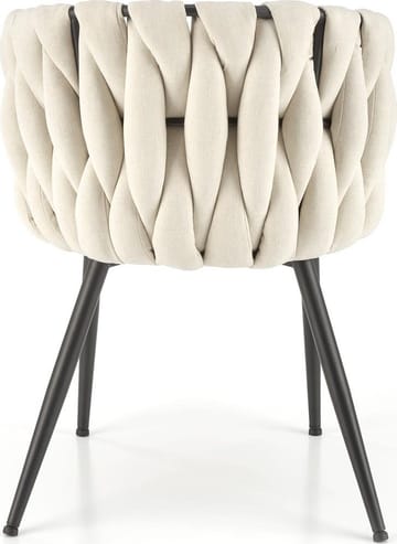 Matstol ljusbeige sammet - ljusbeige - Products - Möbler - Fåtölj & stolar - Karmstol