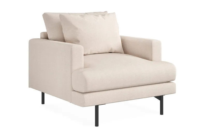 Menard Djup Fåtölj 97 cm Bred, Beige / Ljus