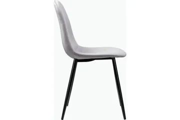 Oktoos Matstol - Grå/Svart - Products - Möbler - Fåtölj & stolar - Matstol & köksstol