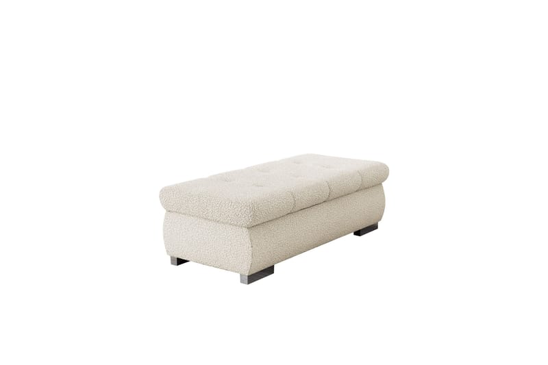 Cerys Fotpall 60 cm, Beige