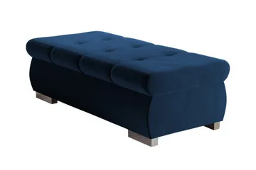 Cerys Fotpall 60 cm - Blå - Products - Möbler - Fåtölj & stolar - Pall & puff - Fotpallar