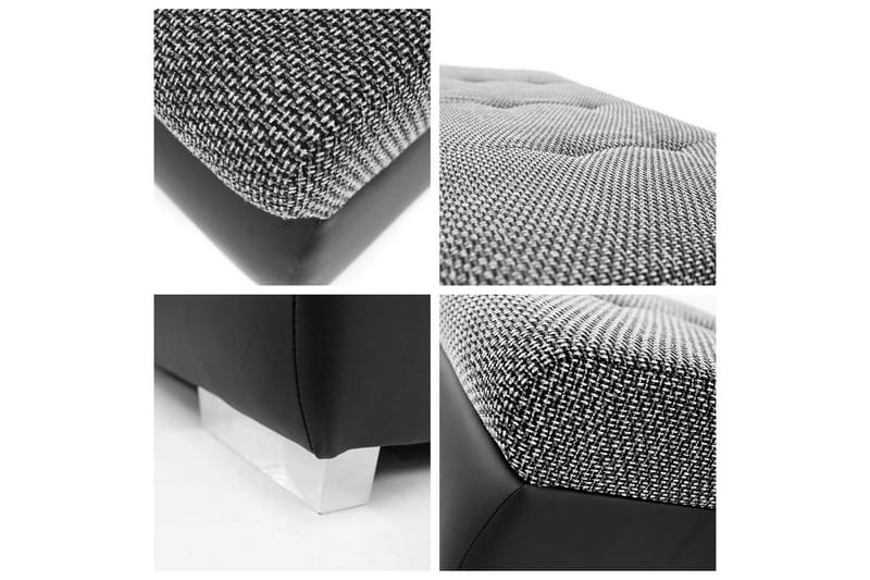 Cerys Fotpall 60 cm - Grå - Products - Möbler - Fåtölj & stolar - Pall & puff - Fotpallar