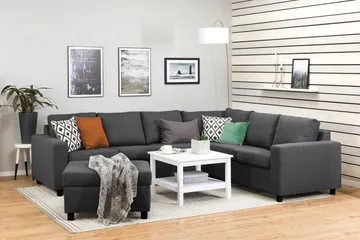 Crazy Fotpall med Förvaring 80x65 - Mörkgrå - Products - Möbler - Fåtölj & stolar - Pall & puff - Fotpallar