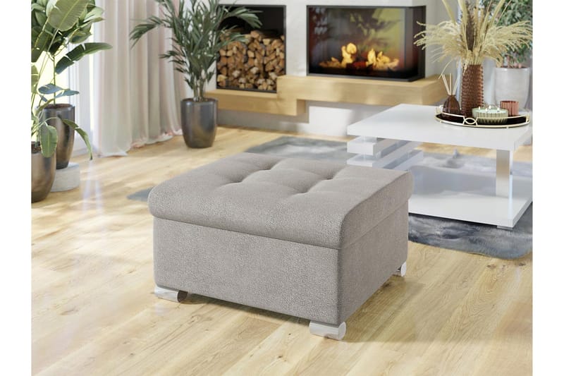 Dynir Fotpall 68 cm - Beige - Products - Möbler - Fåtölj & stolar - Pall & puff - Fotpallar