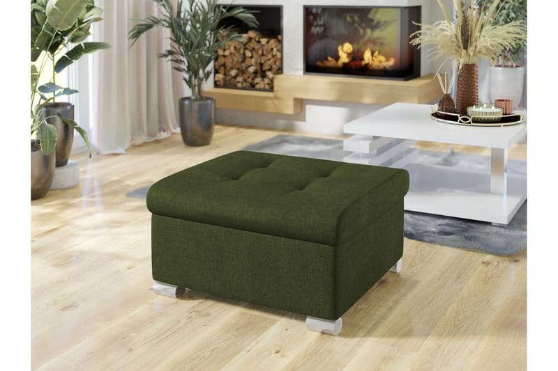 Dynir Fotpall 68 cm - Grön - Products - Möbler - Fåtölj & stolar - Pall & puff - Fotpallar
