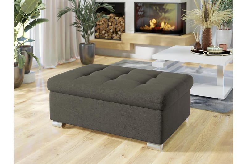 Dynir Fotpall 70 cm - Grå - Products - Möbler - Fåtölj & stolar - Pall & puff - Fotpallar