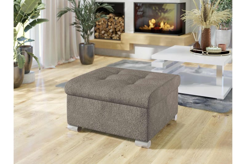 Dynir Fotpall 70 cm - Grå - Products - Möbler - Fåtölj & stolar - Pall & puff - Fotpallar