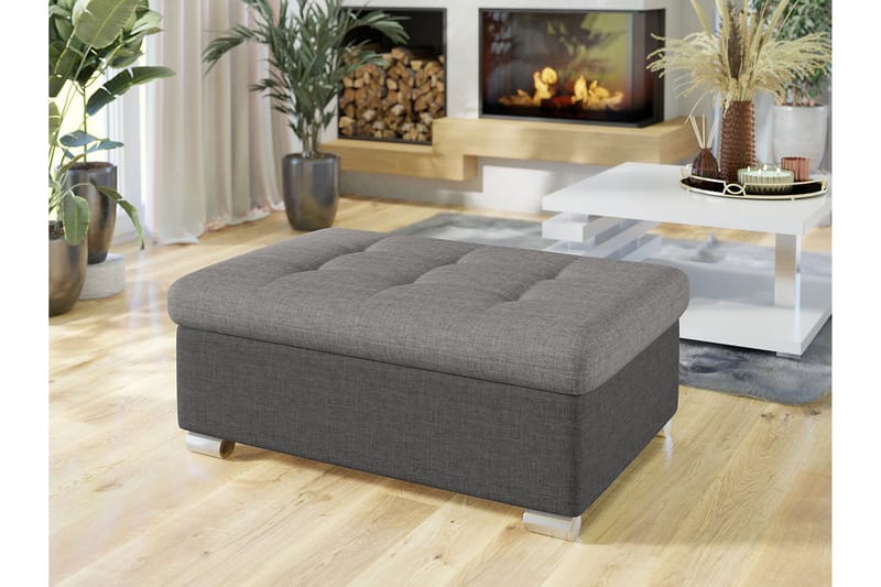Dynir Fotpall 70 cm - Grå/Ljusgrå - Products - Möbler - Fåtölj & stolar - Pall & puff - Fotpallar