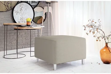 Eifion Sittpuff Beige - Products - Möbler - Fåtölj & stolar - Pall & puff - Sittpuff