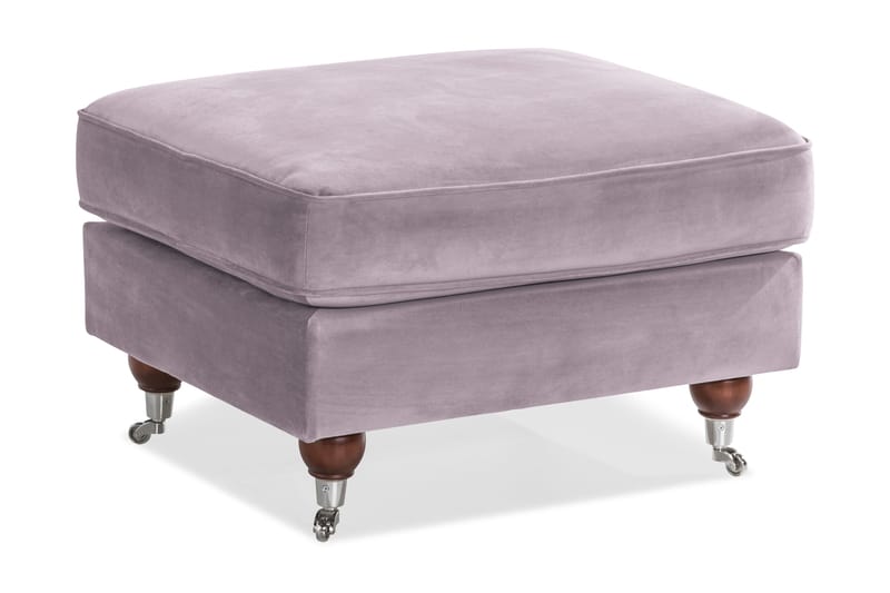 Howard Riviera Fotpall Sammet, Lila