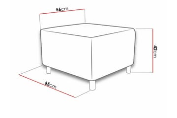 Kintore Fotpall 56 cm Dark blue - Products - Möbler - Fåtölj & stolar - Pall & puff - Fotpallar