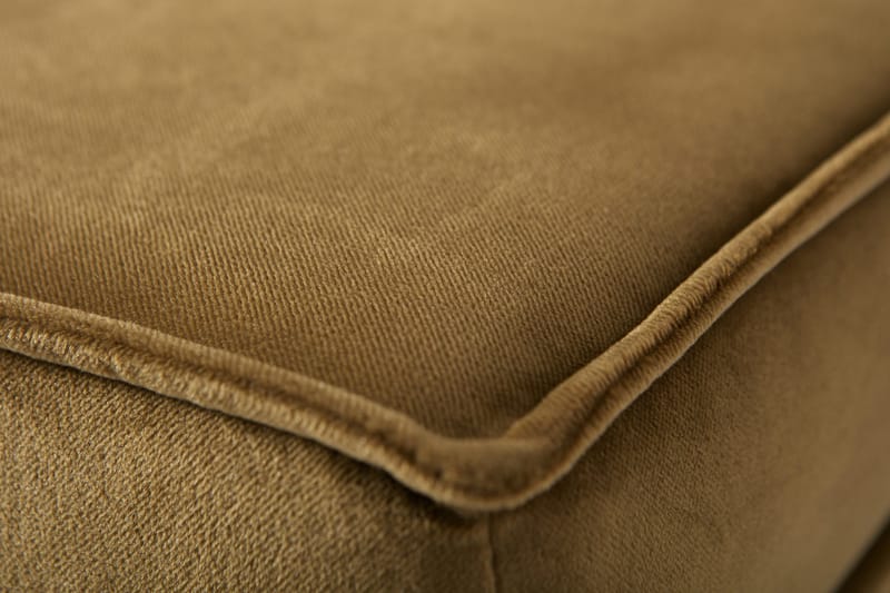 Lissbon Fotpall Sammet - Honungsgul - Products - Möbler - Fåtölj & stolar - Pall & puff - Fotpallar