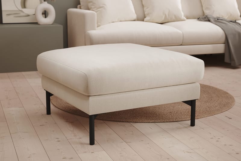 Menard Fotpall - Ljusbeige - Products - Möbler - Fåtölj & stolar - Pall & puff - Fotpallar
