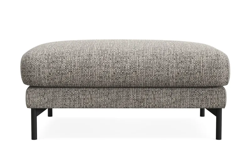 Menard Premium Fotpall i Chenille, Grå
