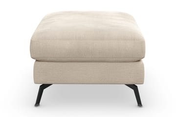 Ocean Lyx Fotpall - Beige/Sammet - Products - Möbler - Fåtölj & stolar - Pall & puff - Fotpallar