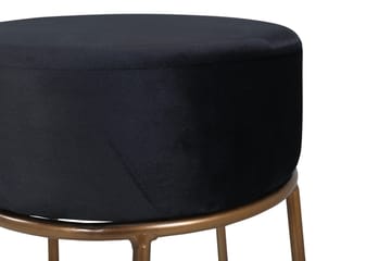 Petra Sittpuff - Svart - Products - Möbler - Fåtölj & stolar - Pall & puff - Sittpuff