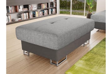 Reginia Fotpall 104 cm - Mörkgrå/Grå - Products - Möbler - Fåtölj & stolar - Pall & puff - Fotpallar