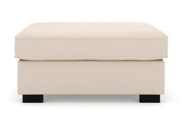 Rossita Fotpall i Manchester - Beige - Products - Möbler - Fåtölj & stolar - Pall & puff - Fotpallar