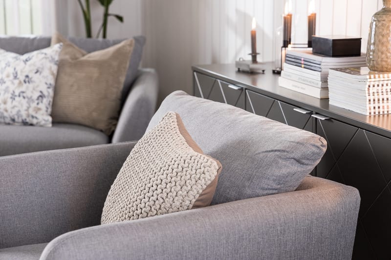 Trend Fotpall - Ljusgrå - Products - Möbler - Fåtölj & stolar - Pall & puff - Fotpallar